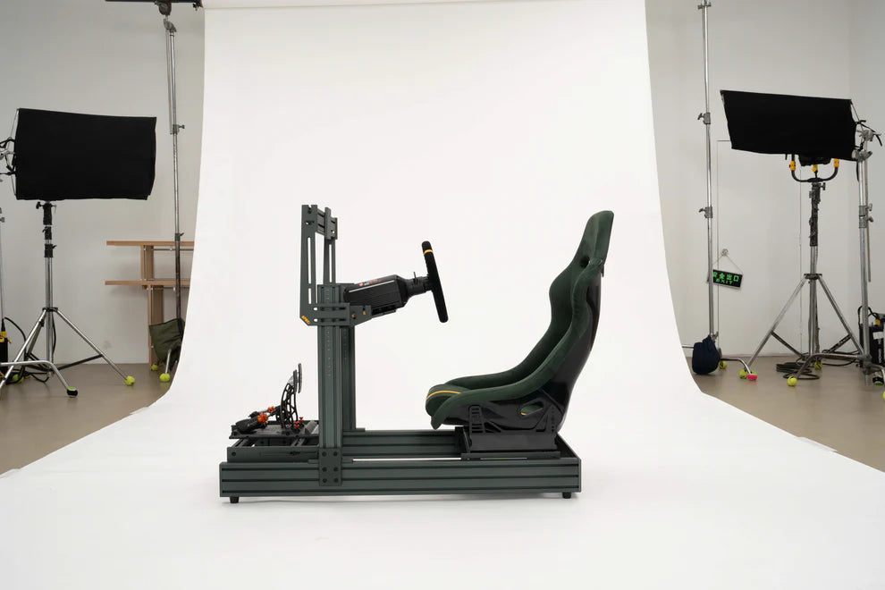 Spec 282 Matte Heritage Green Chassis with Single Monitor Mount
