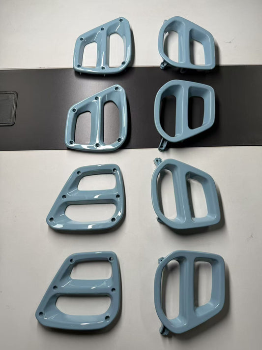 Porsche Custom Air Vent Covers – Paint Matched